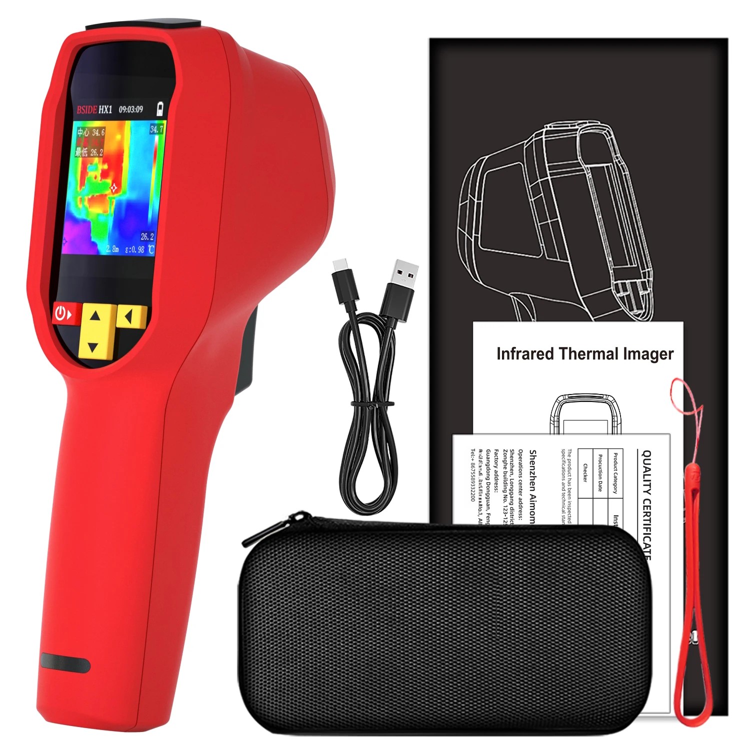 BSIDE HX1 240X240 Thermal Imag - đánh giá và giá Thermal Imager Pcb Repair