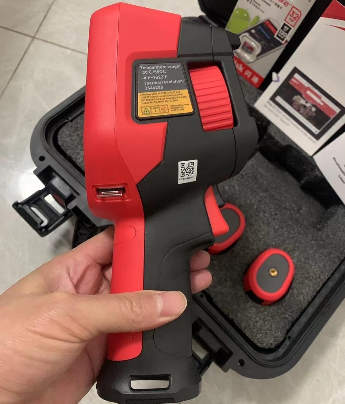 UNI-T UTi384G Professional The - đánh giá và giá Thermal Camera Type C 384X288
