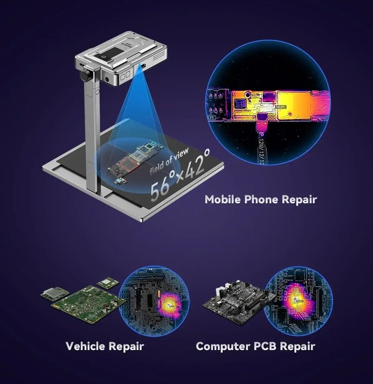 LANGCHI ShortCam III 4K Infrar - đánh giá và giá Shortcam Thermal Imaging Pcb