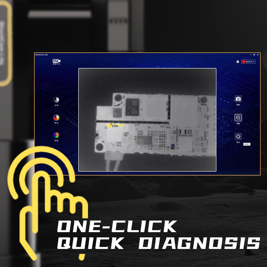 ShortCam Lite PCB Diagnostic T - đánh giá và giá Shortcam Thermal Imaging Pcb