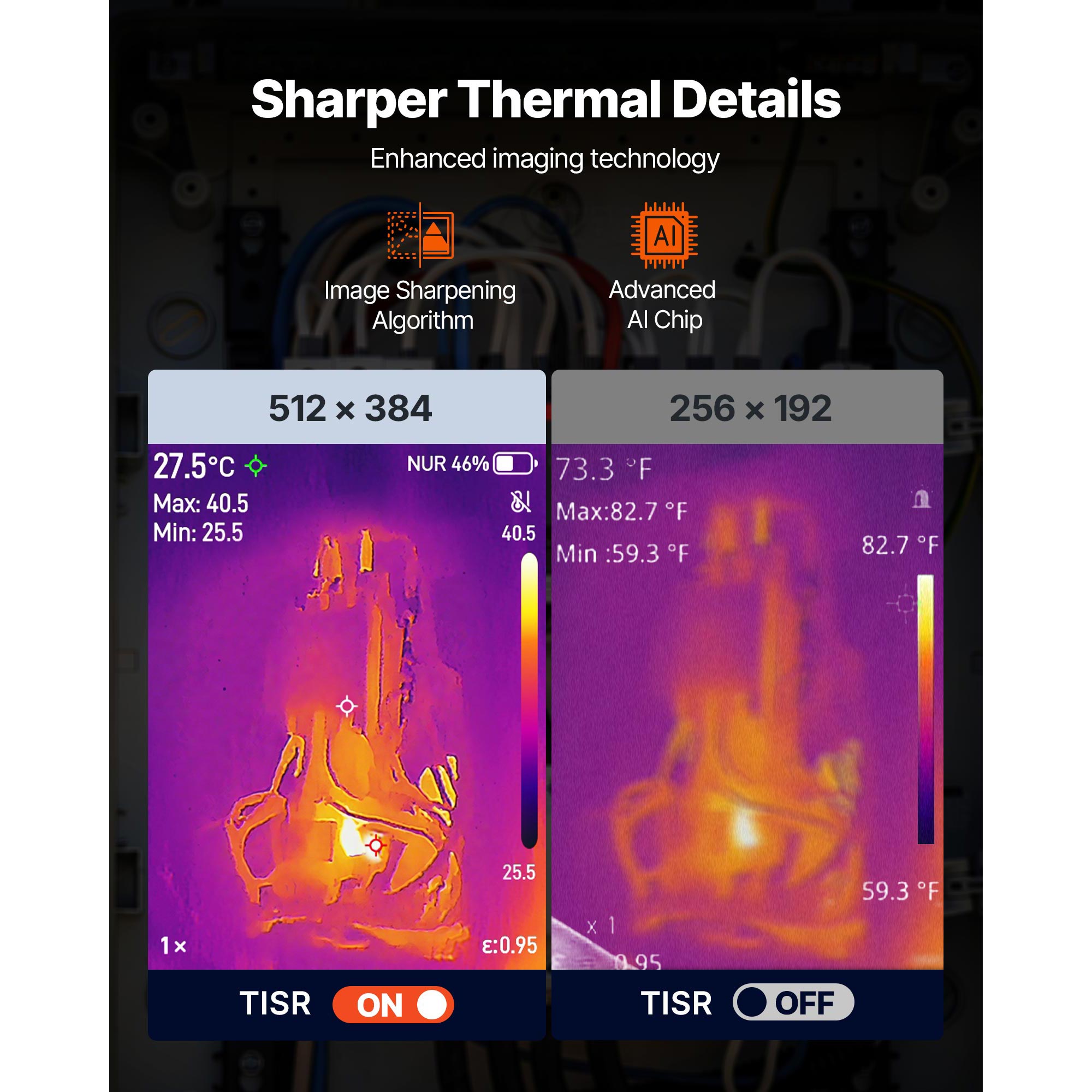 VEVOR Pro Thermal Imaging Came - đánh giá và giá Thermal Imaging Camera 256X192